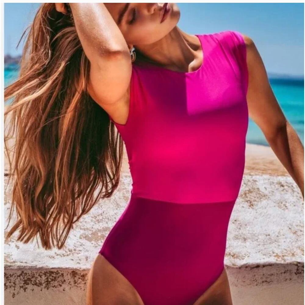 Aava Selena Zip-Up One-piece Pink Small